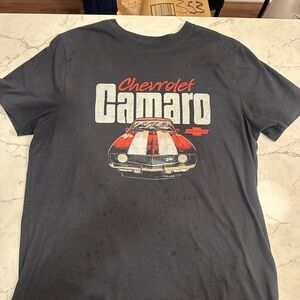Chevrolet Camaro Graphic Tee - Black with Red & White Accent